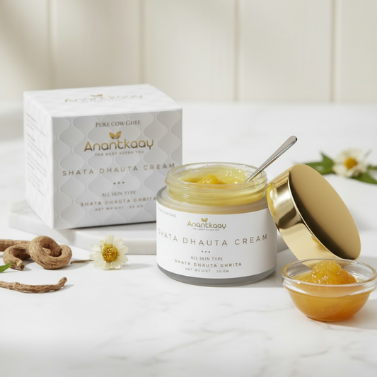 Shata Dhauta Cream - Pure A2 Cow Ghee Face Moisturizer (50g)
