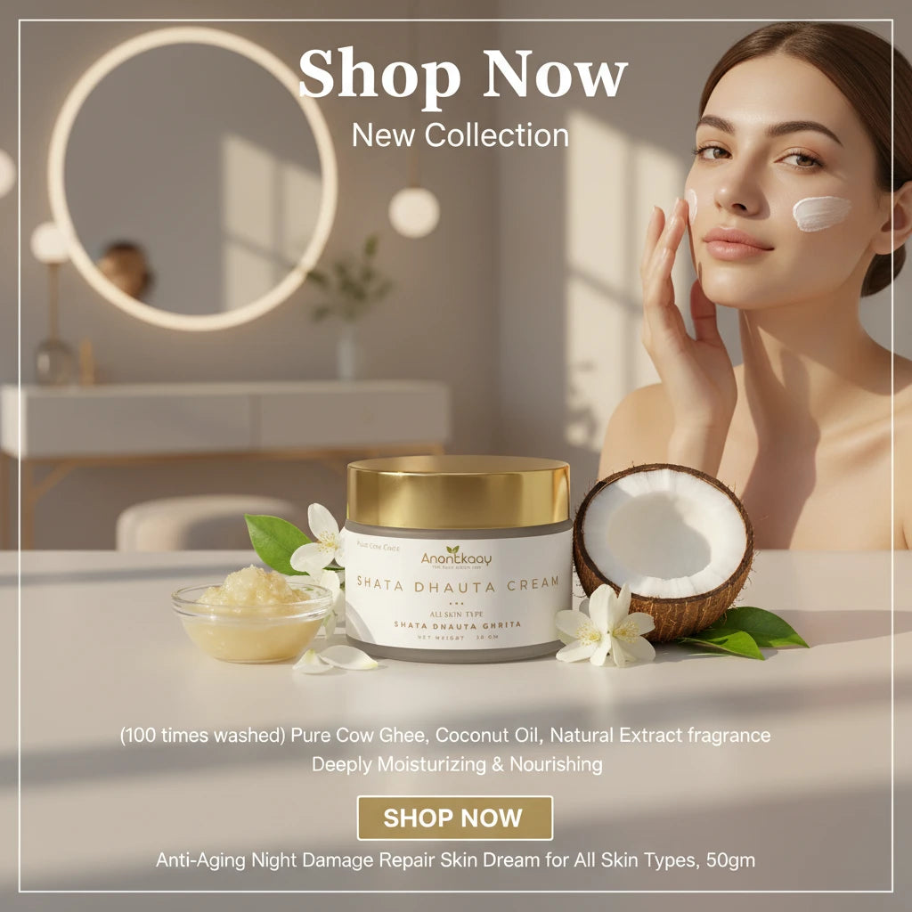 Shata Dhauta Cream - Pure A2 Cow Ghee Face Moisturizer (50g)