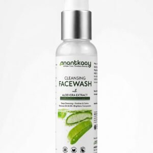 Anantkaay Aloe Vera Deep Cleansing Face Wash for All Skin Types (Removes Dirt & Excess Oil | 100 ml)