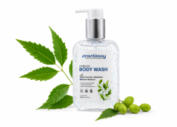 Anantkaay Hydrating Body Wash with Niacinamide, Allantoin & Neem Extract Purifies & Cleanses Skin (200 ml)