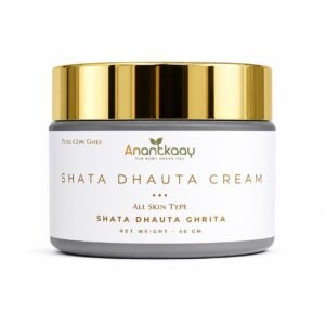 Anantkaay Shata Dhauta Ghrita Cream with Pure Cow Ghee ( All Skin Types 50 g)